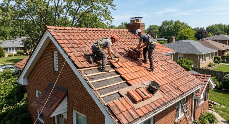 Tile Roof Repair in Port Elizabeth, NJ