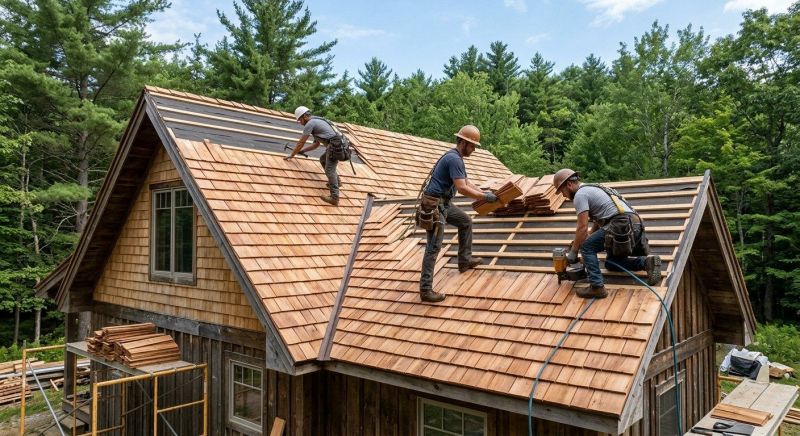 Wood Roofing Installation in Cape May Court House, NJ