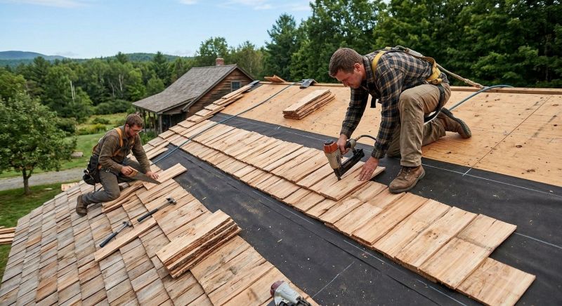 Wood Roofing Installation in Cape May, NJ