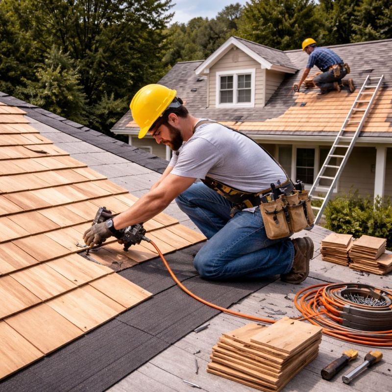 Wood Roofing Installation in Cape May, NJ