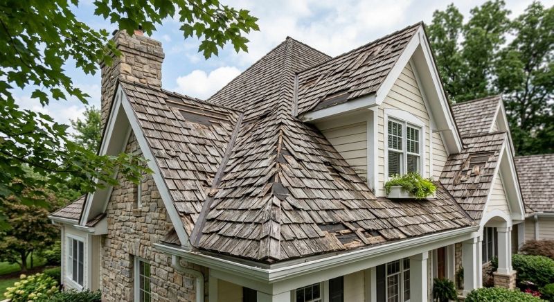 Wood Shake Roof Repair in Cape May Court House, NJ