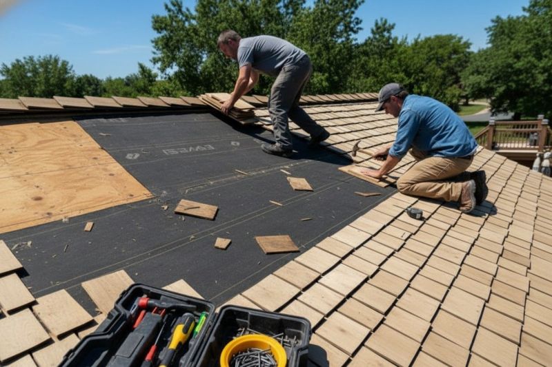 Wood Shake Roof Repair in Villas, NJ