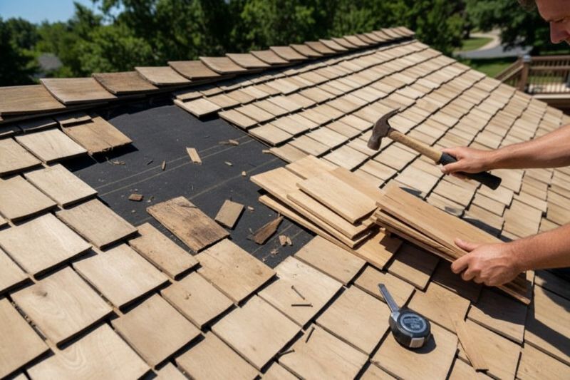 Wood Shake Roof Repair in Wildwood, NJ