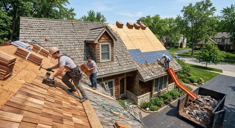Wood Shake Roof Replacement in Cape May, NJ